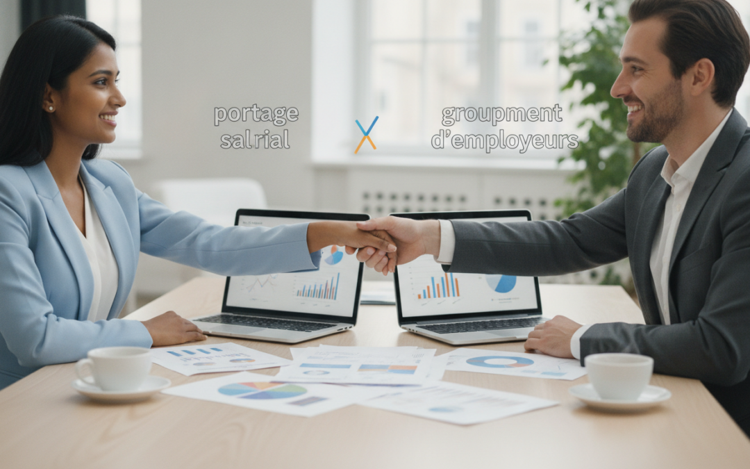 découvrez un comparatif complet entre le portage salarial et le groupement d'employeurs pour choisir la solution la mieux adaptée à votre situation professionnelle.